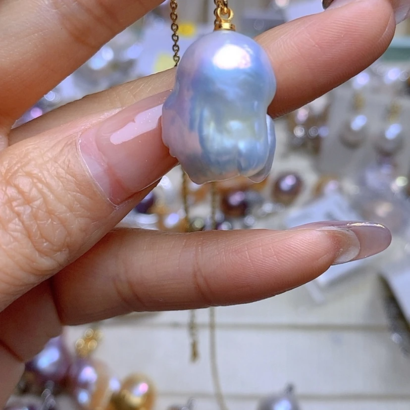 【闪购商品】淡水珍珠吊坠合金