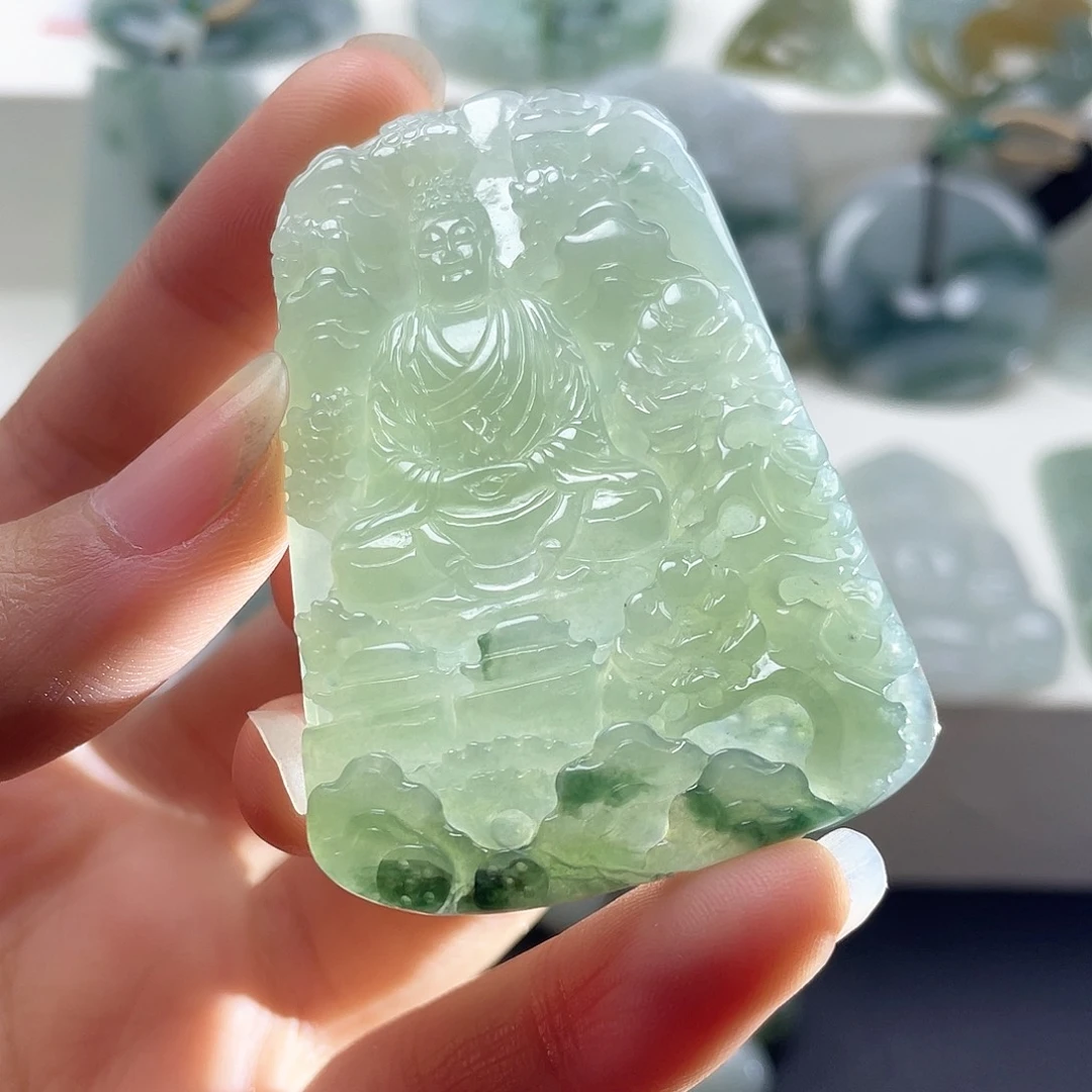 又***玩翡翠未镶嵌颈饰天然翡翠1111111