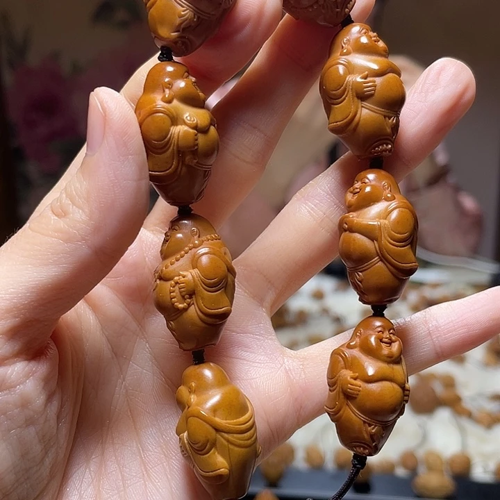 橄榄核手串/手链小金条