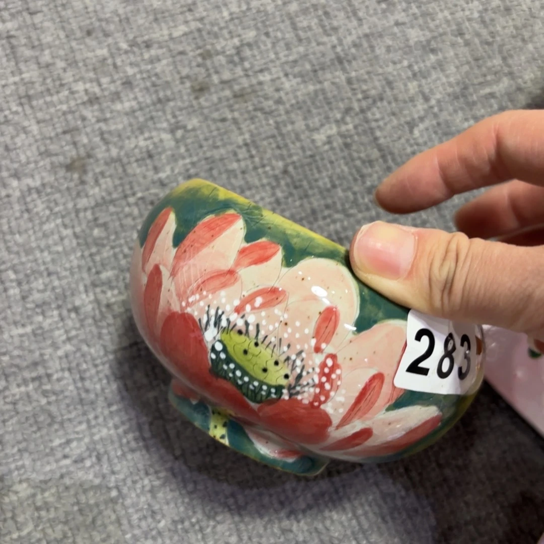 瓷片景德镇手绘高温釉下彩陶瓷茶具