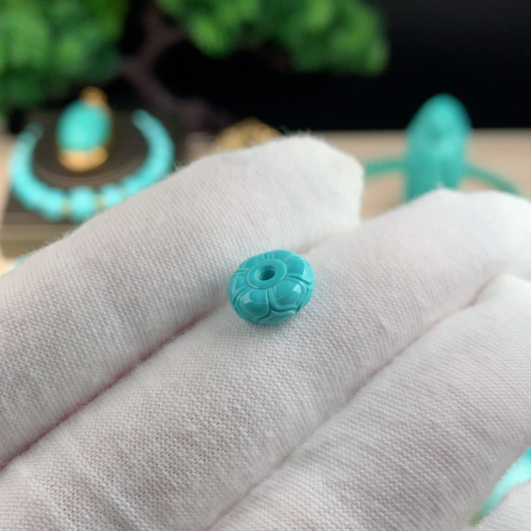 【闪购商品】绿松石配珠卡9.8未镶嵌