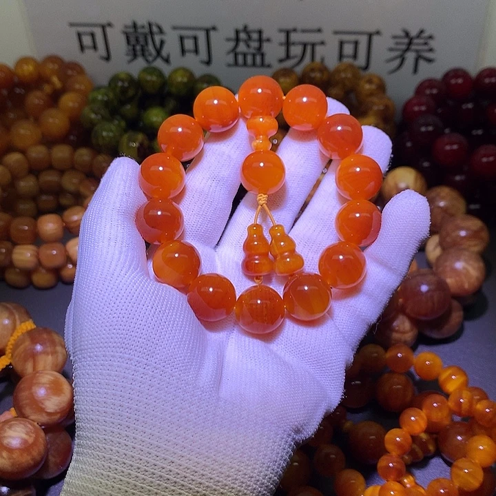 松木（琥珀木）手串/手链1.6 包浆高货