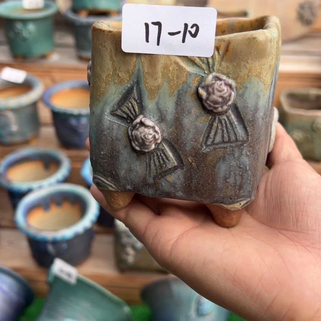 17-10花盆小鹿园艺