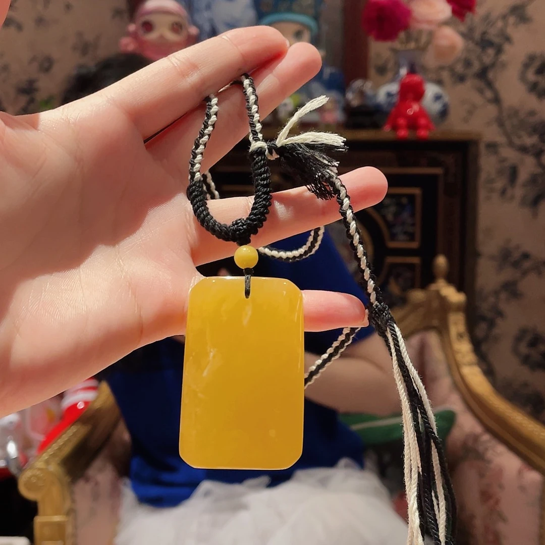 蜜蜡颈饰未镶嵌颈饰