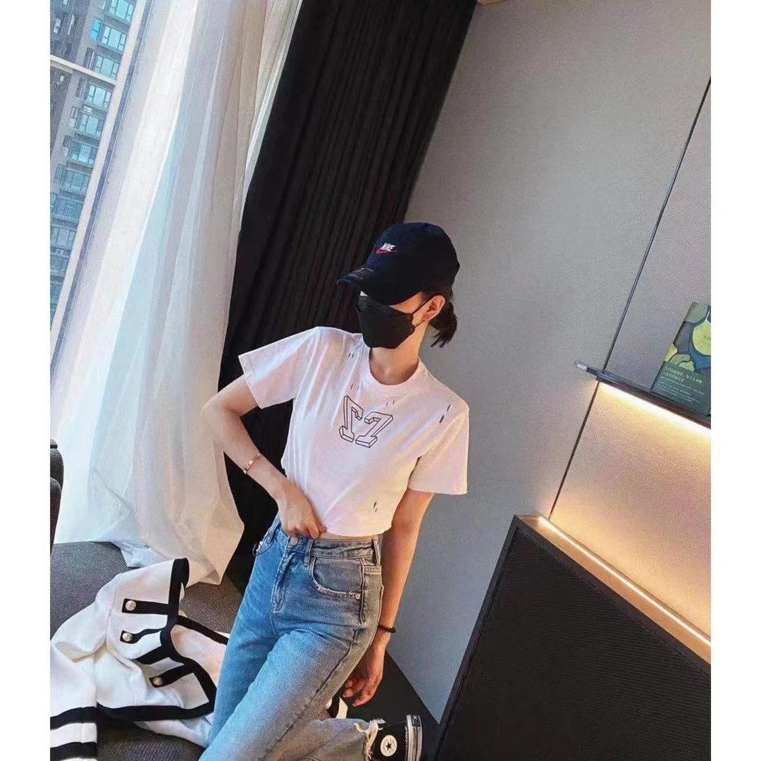 修身型显瘦高腰牛仔宽松休闲修身