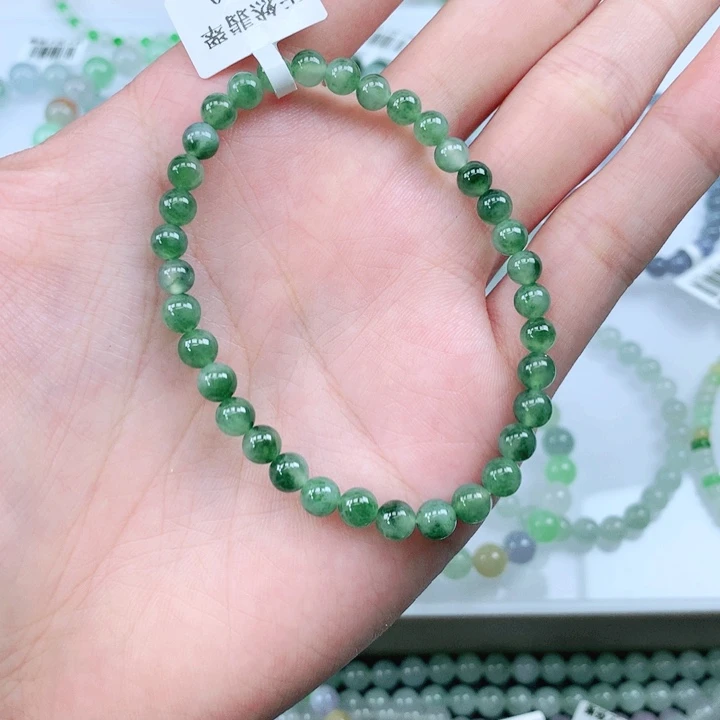 未镶嵌手链翡翠嘉*锦翡翠