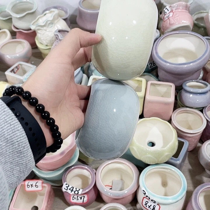 陶瓷花盆全场12包邮