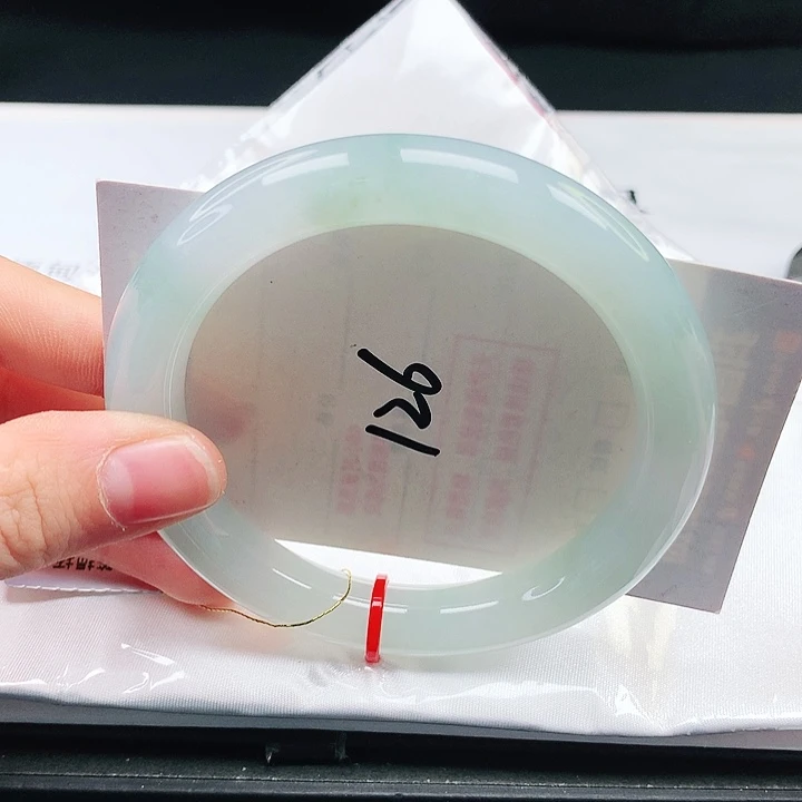 翡翠手镯（圆镯）未镶嵌缅甸天然a货手镯59