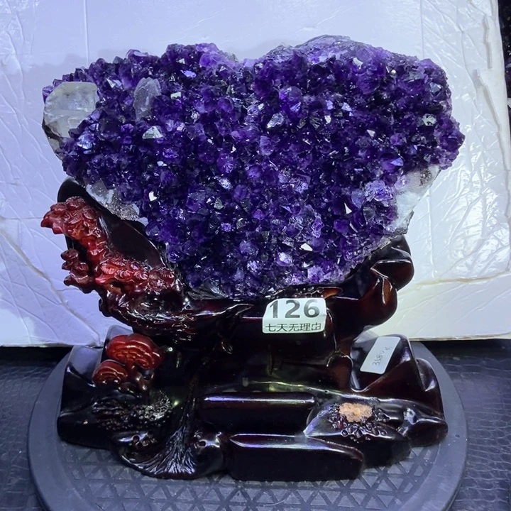 未镶嵌大型摆件（非配饰）紫晶