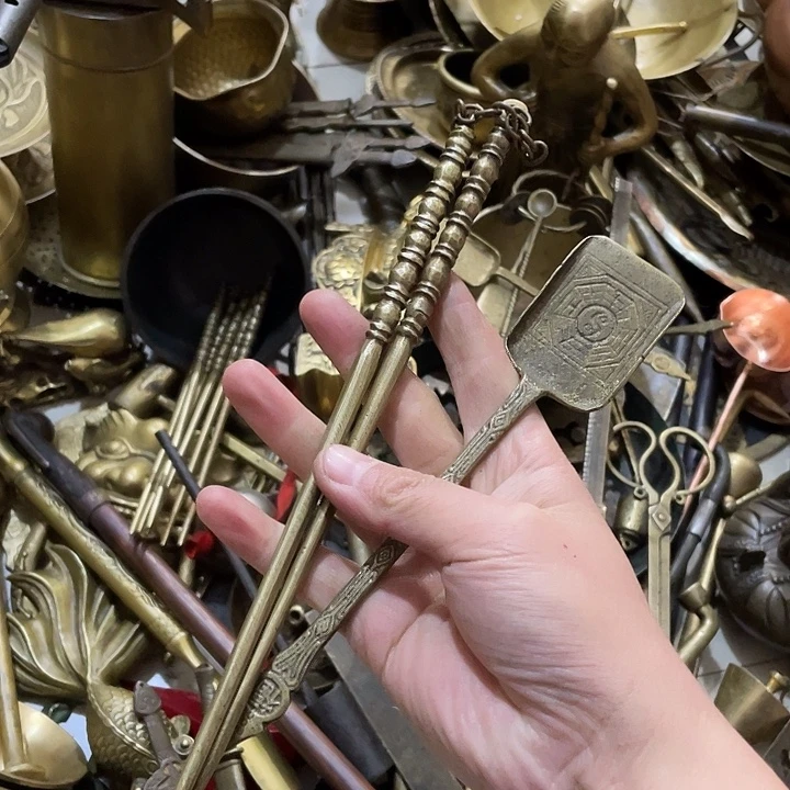 老式铜件古朴典雅两个