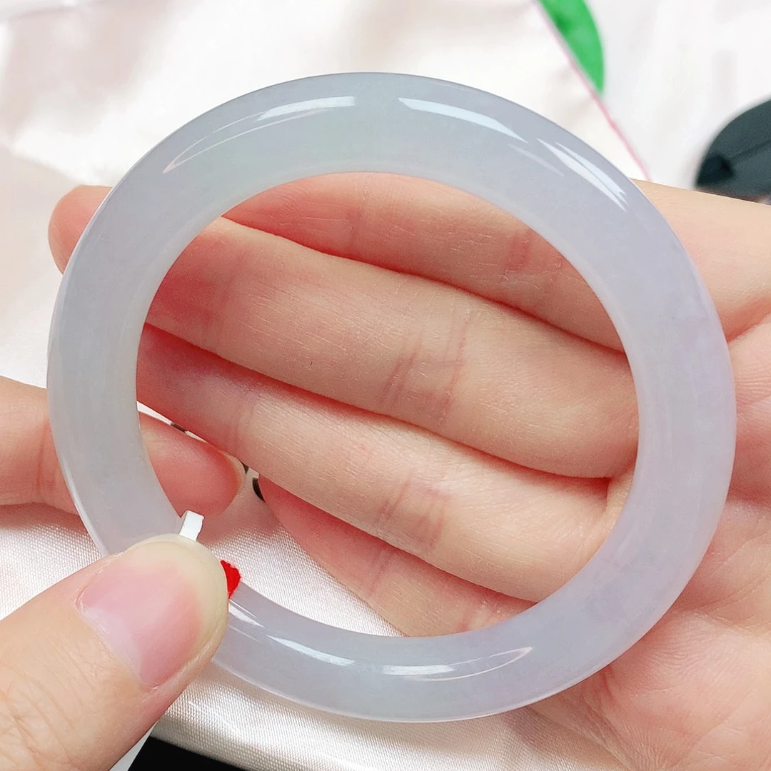 翡翠未镶嵌手镯抖音353