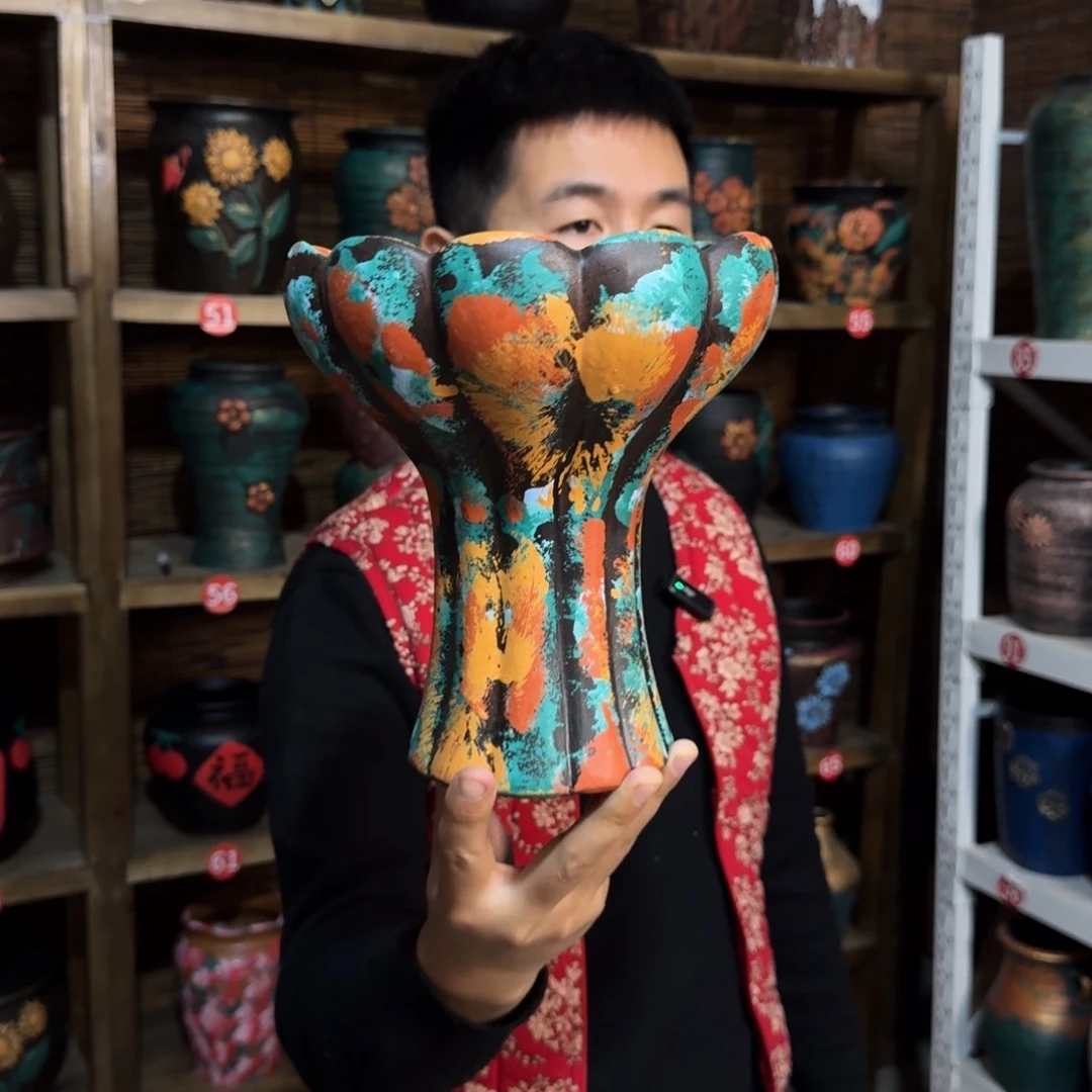 带孔高端浮雕花盆炸炸炸炸