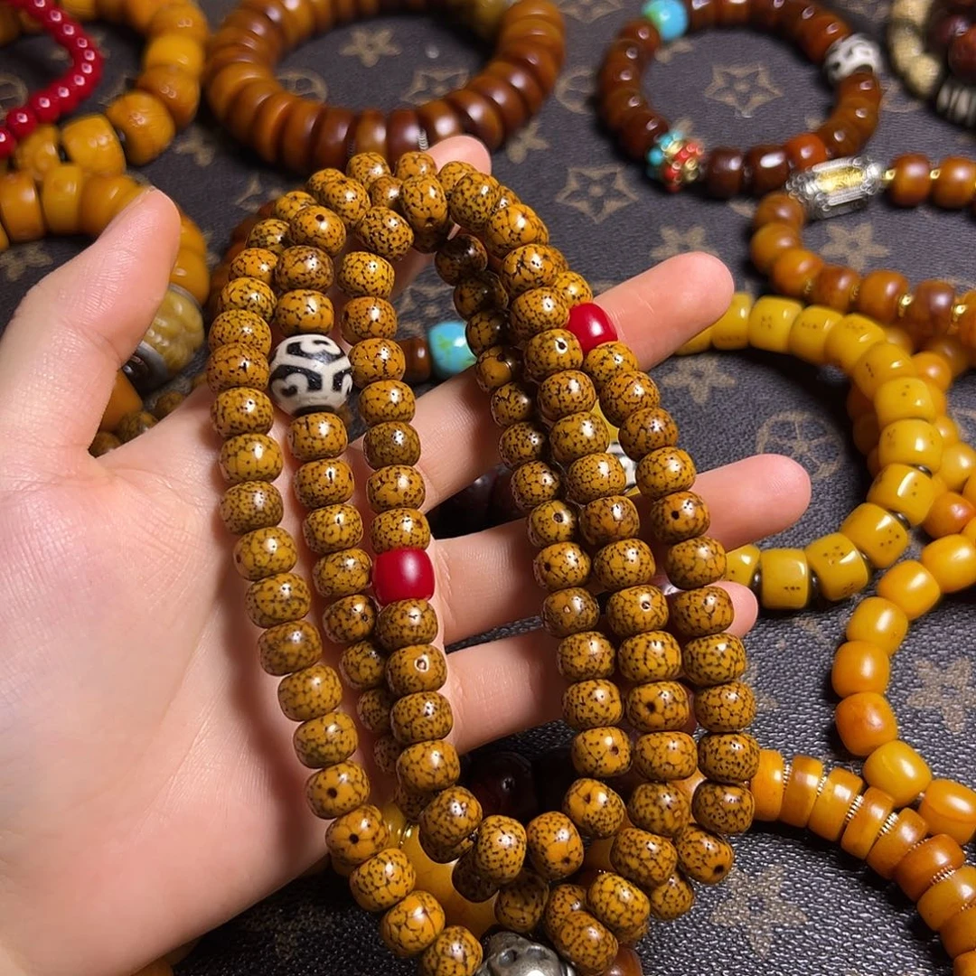 牛骨手串/手链藏区手串星月菩提