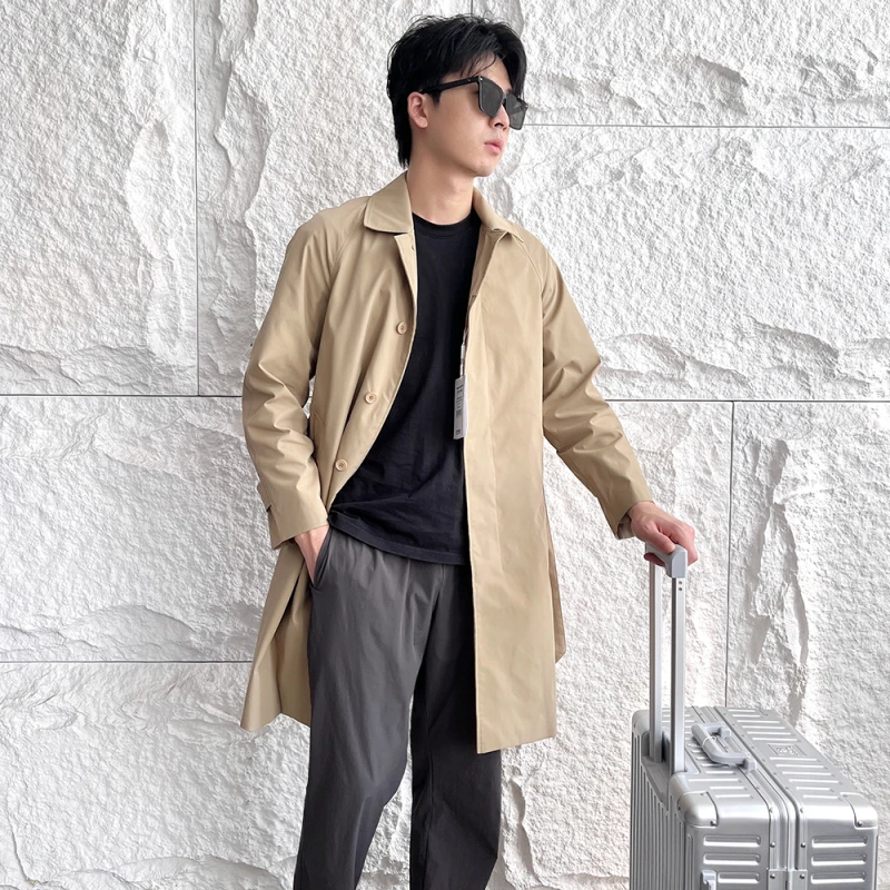 整单出意大利！二合一！可拆卸内胆秋冬男时尚中长款风衣百搭外套