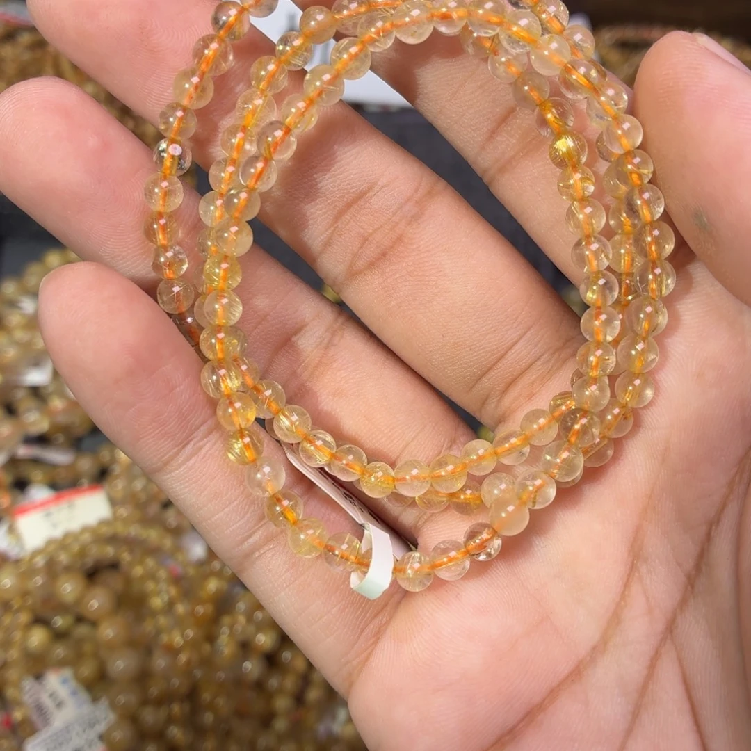 发晶手链未镶嵌卡4.7