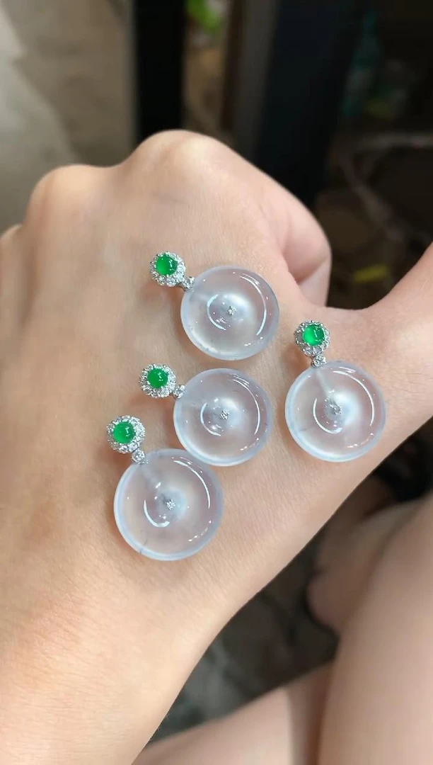 翡翠吊坠-多样性发一件-18K金-SS307-BK|CXQ21