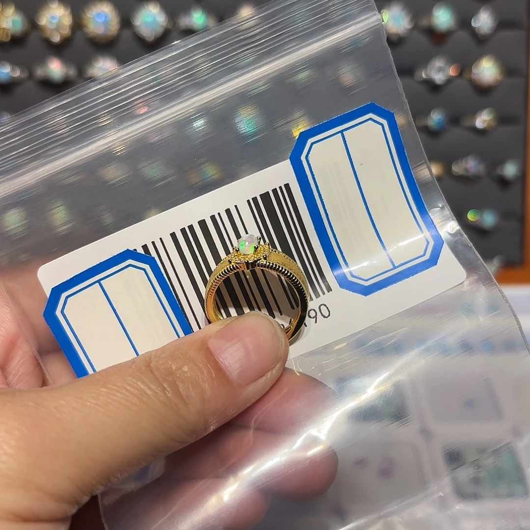 欧泊银S925镶嵌戒指仙**夏