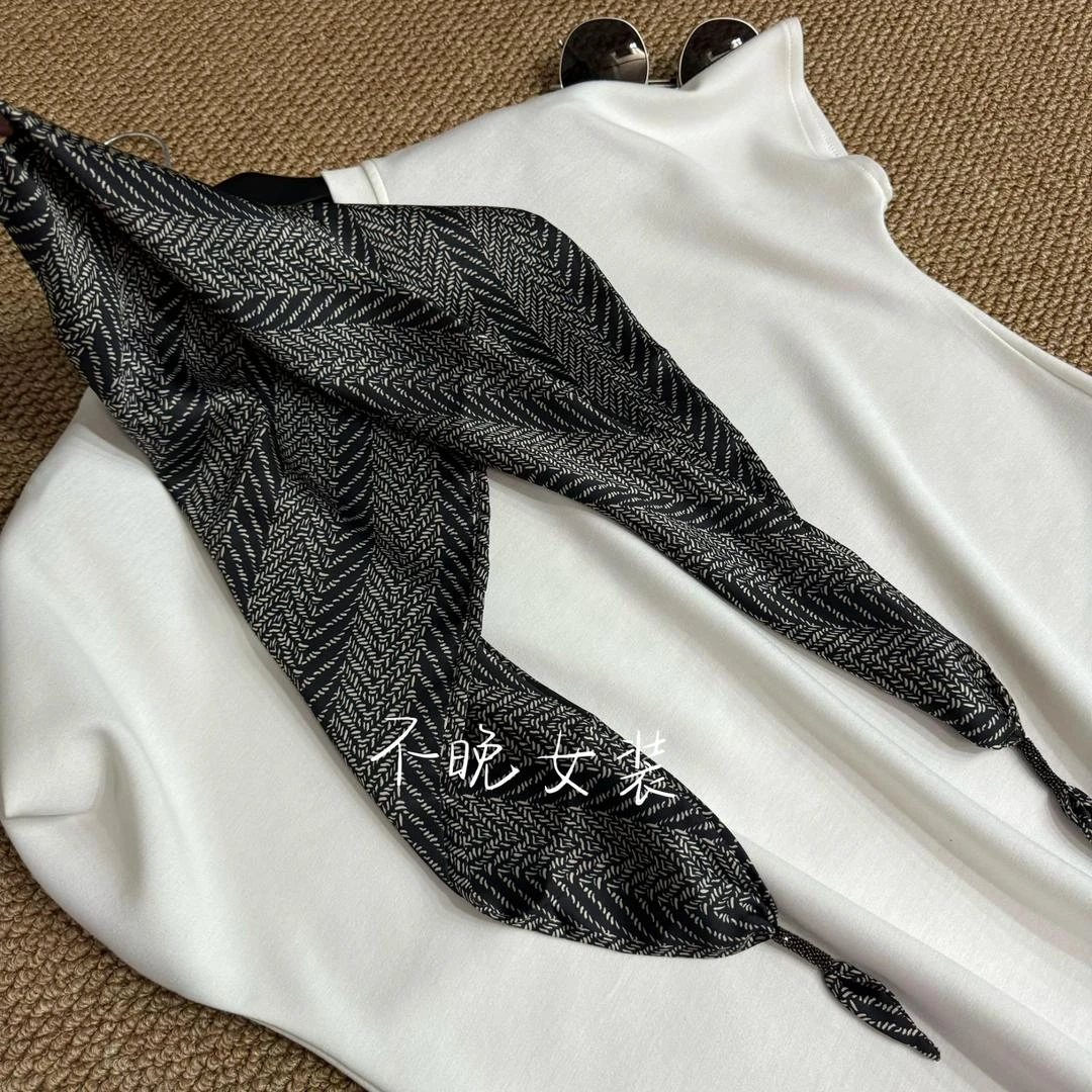 法式丝巾【暮光】小众调性提升衣品必备单品百搭高级感时尚洋气气质