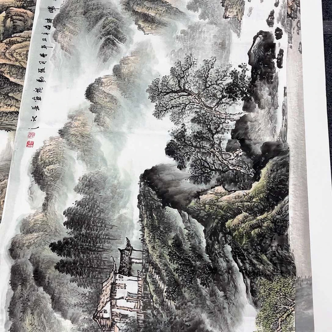 国画宣纸国画作品纯手绘