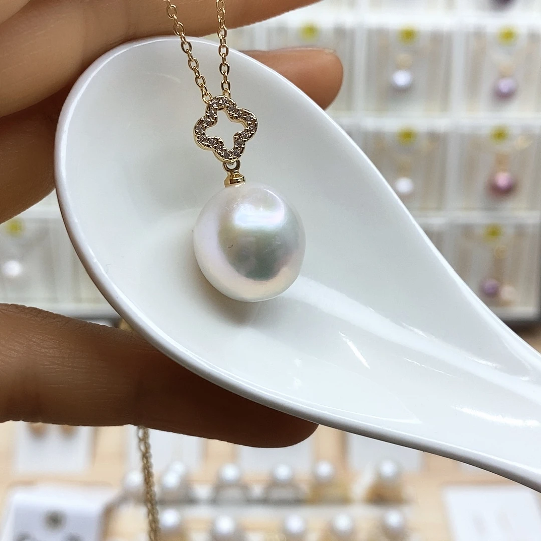 淡水珍珠颈饰合金