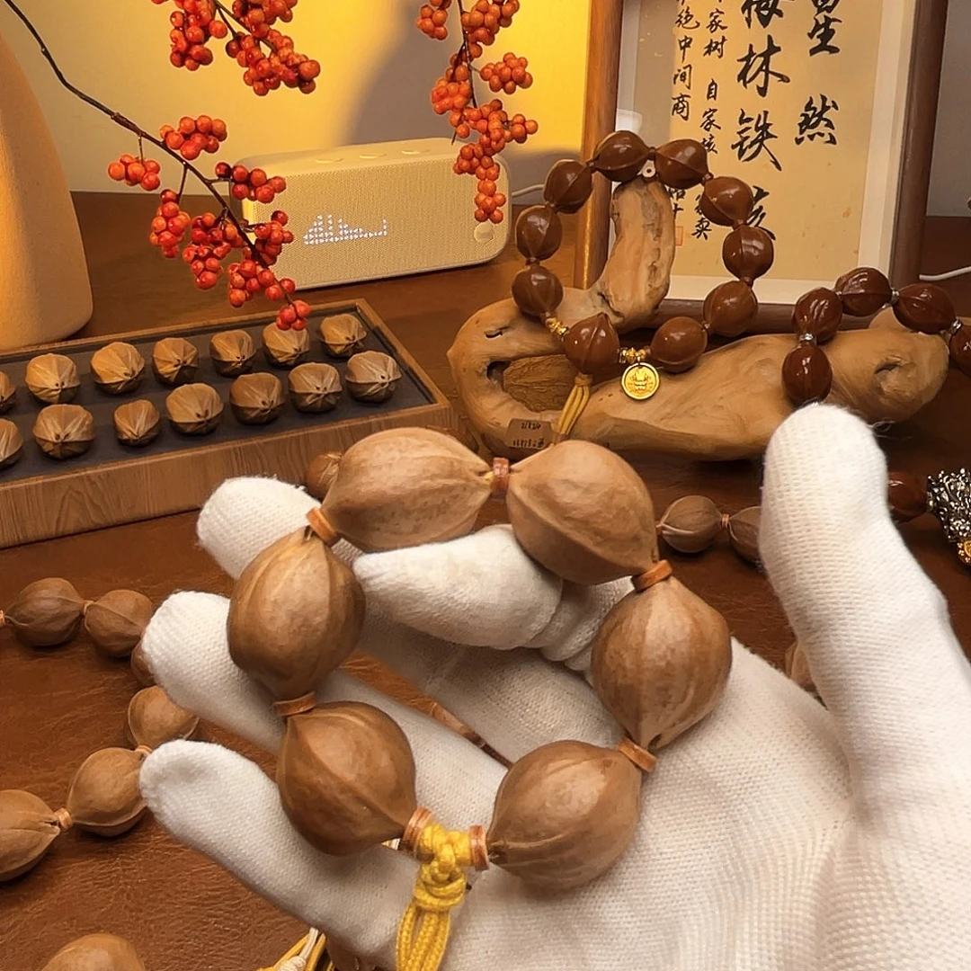 B***f手串橄榄核梅林铁核19*24