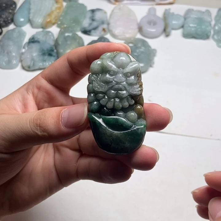 未镶嵌定制翡翠达摩19
