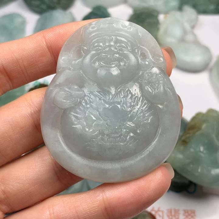 咸***鱼定制翡翠未镶嵌翡翠