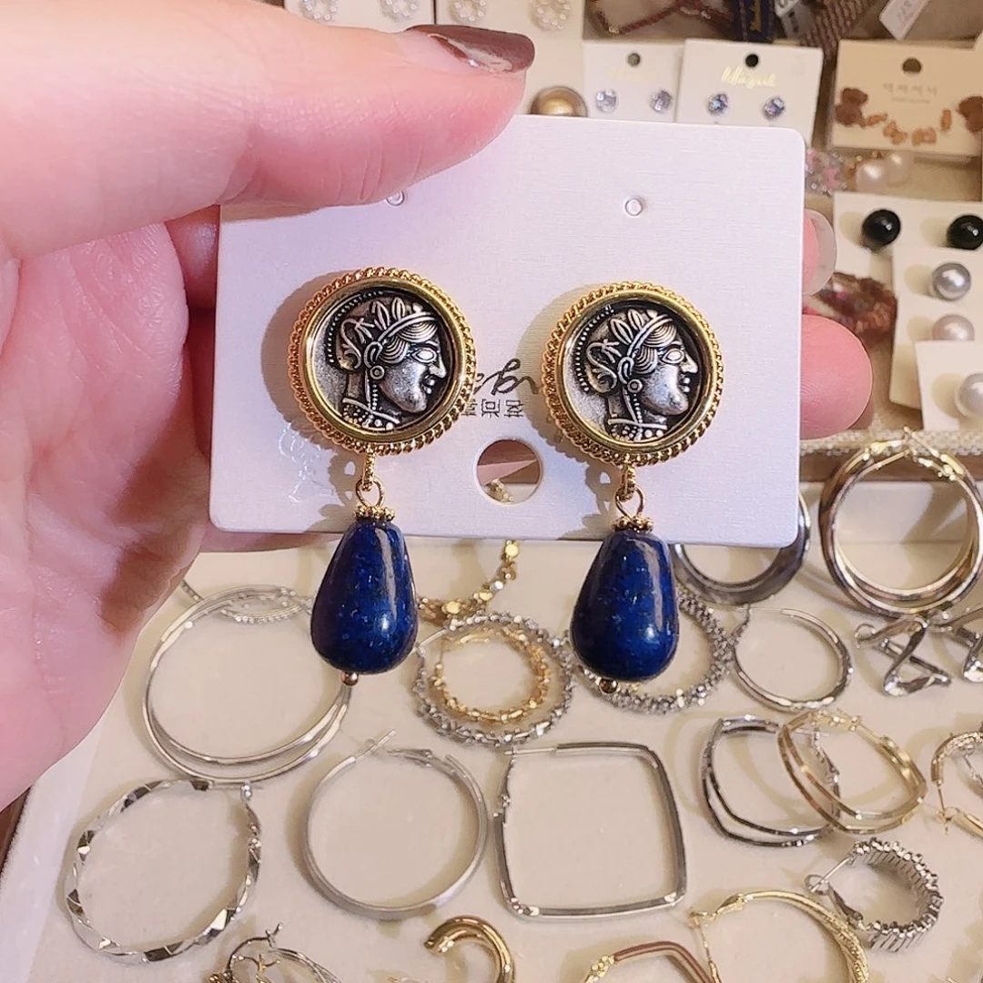 仿珍珠铜合金925银耳钉