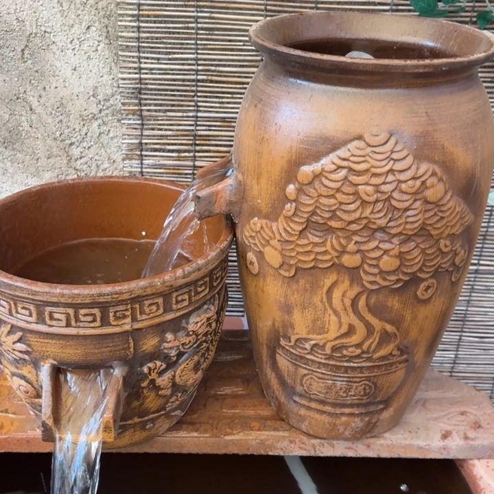 粗陶口径21/40，25/21进水口2.5厘米