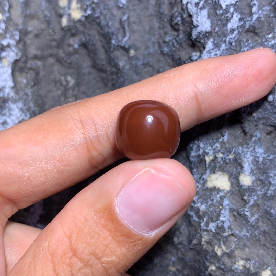 @***1南红玛瑙未镶嵌老型13.2×12.4微纹