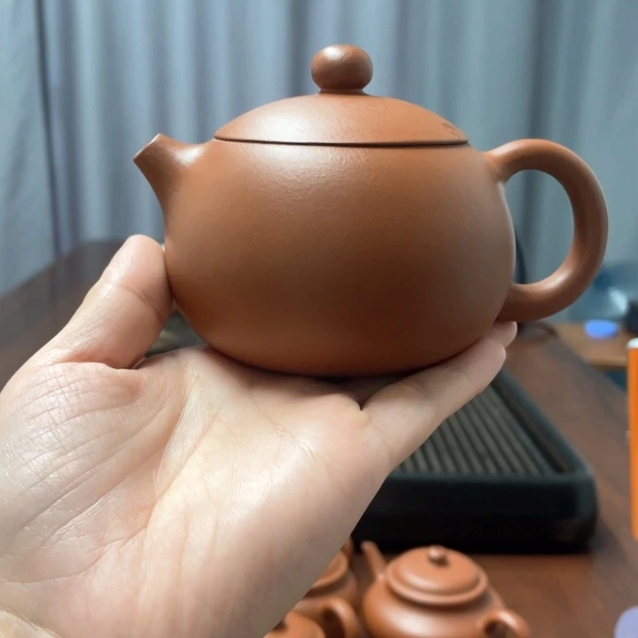 茶壶朱泥原矿生料朱泥西施