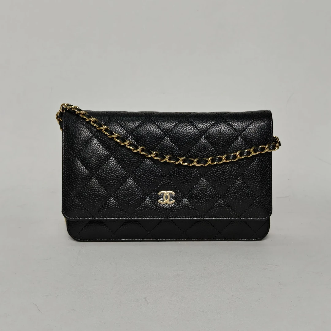 99新 Chanel/香奈儿 【双双】CF WOC 19cm 芯片开 金扣