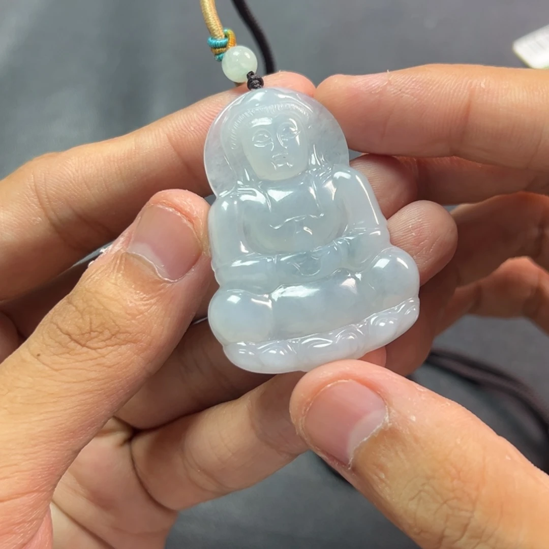 颈饰未镶嵌翡翠多样性拍一发一翡翠手工观音