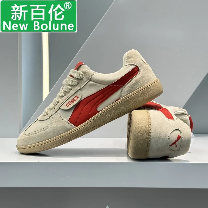 NEW BOLUNE/新百伦男鞋秋冬2025新款休闲板鞋百搭复古美式德训鞋
