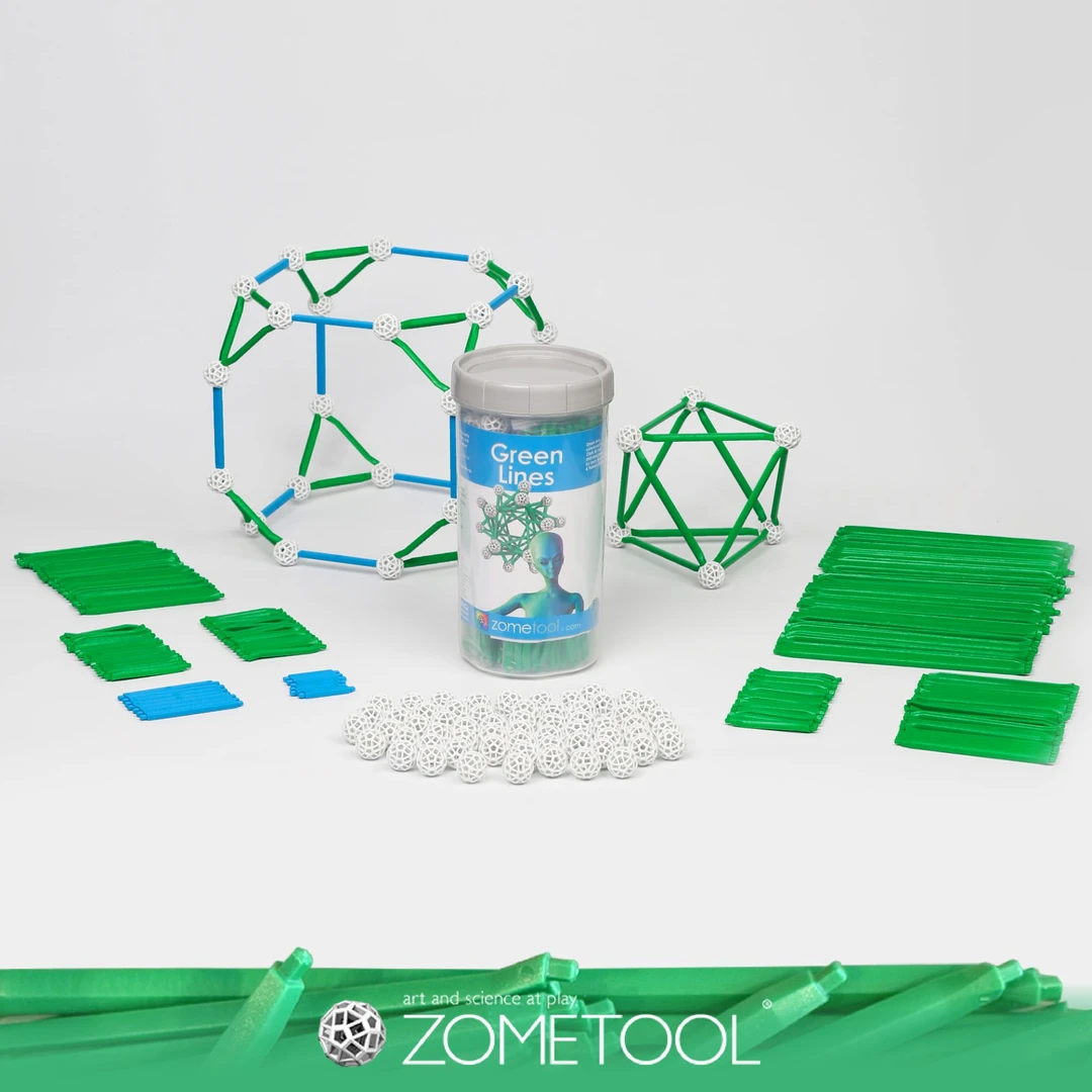 Zometool绿色拓展套装（Green Lines）
