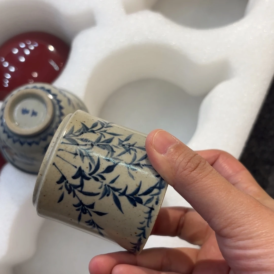 瓷陶泥竹子主人杯