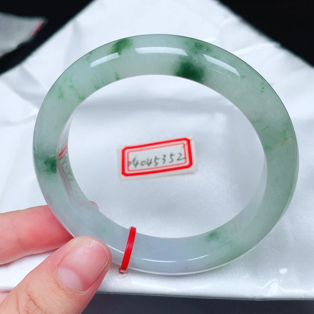 翡翠未镶嵌手镯正圈54.8