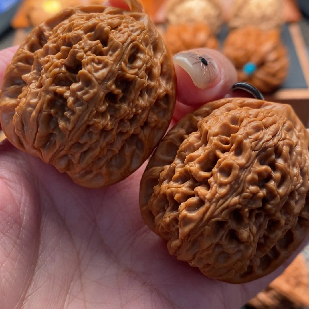 把件文玩核桃39尺寸水龙纹