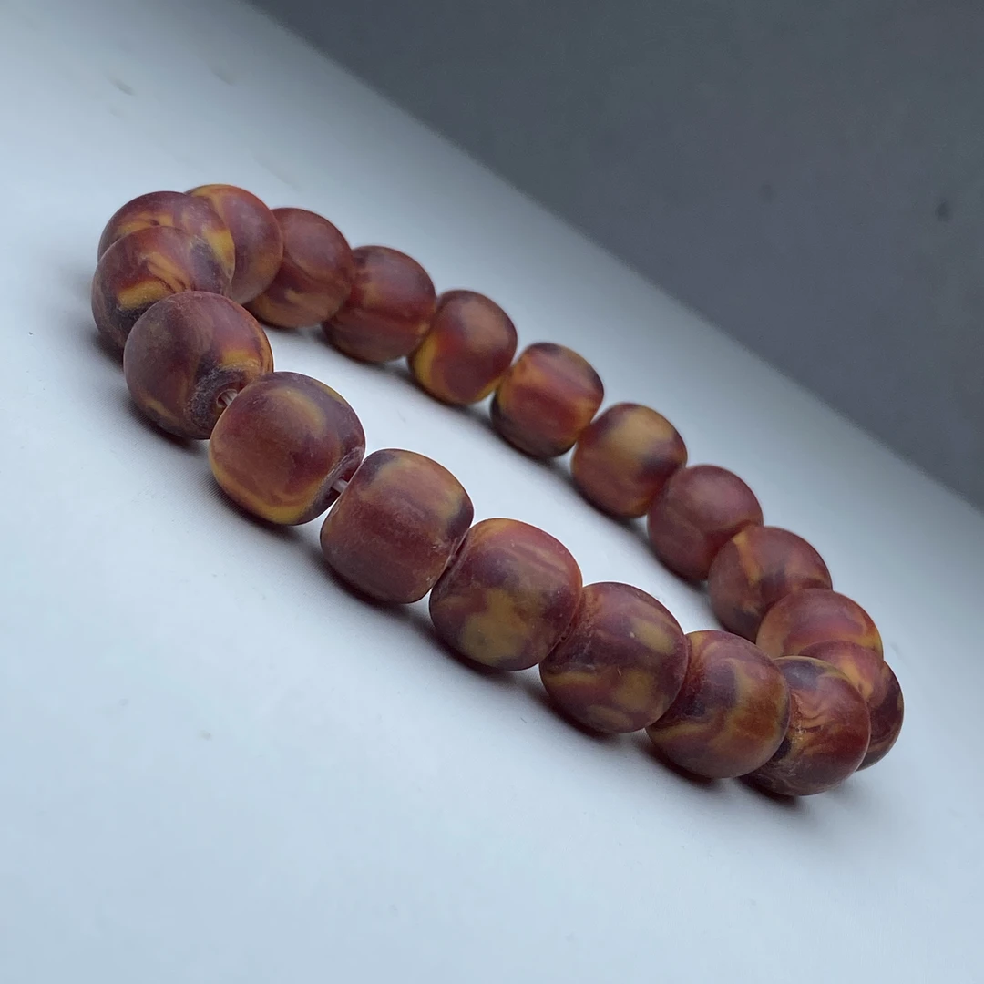 SZ-46号高品质橙纹老型12mm手链多样性发一件