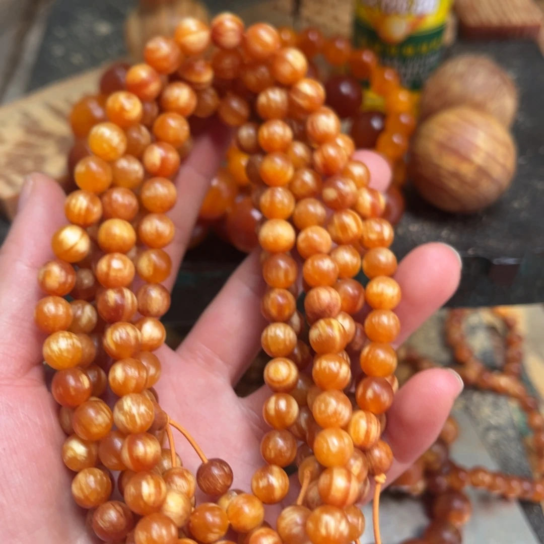 手串/手链松木（琥珀木）0.8规格108颗