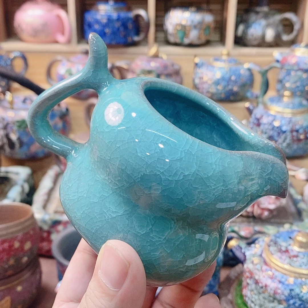 粗陶志野柴烧茶器