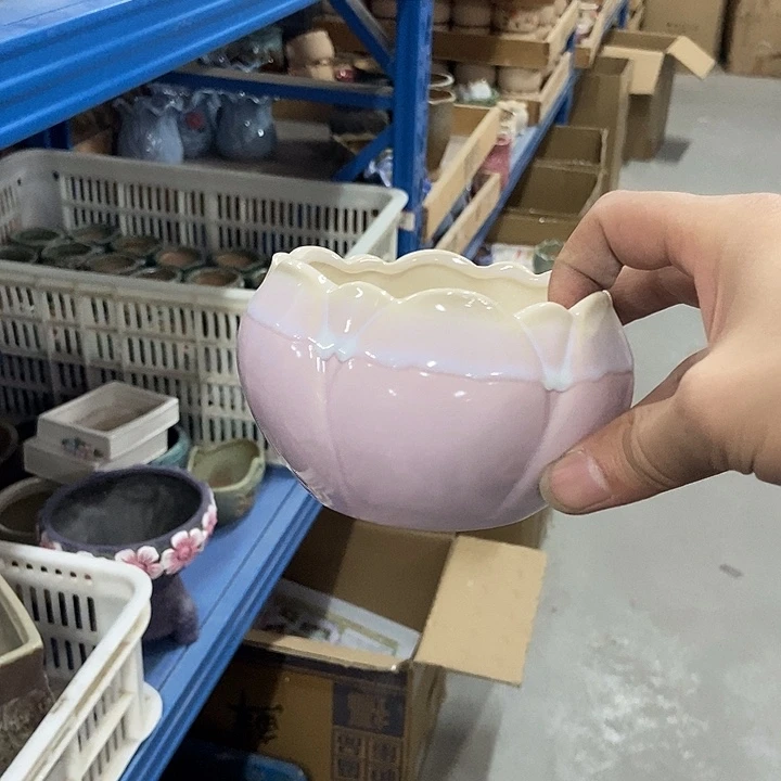 花盆单场满9.9发货10×7浅紫色