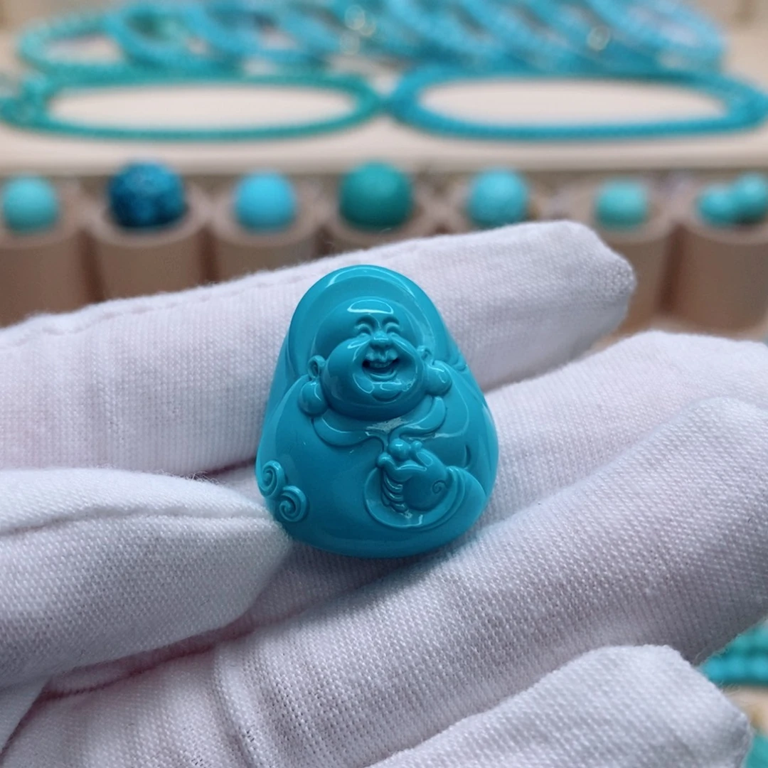 绿松石珠宝奇石未镶嵌