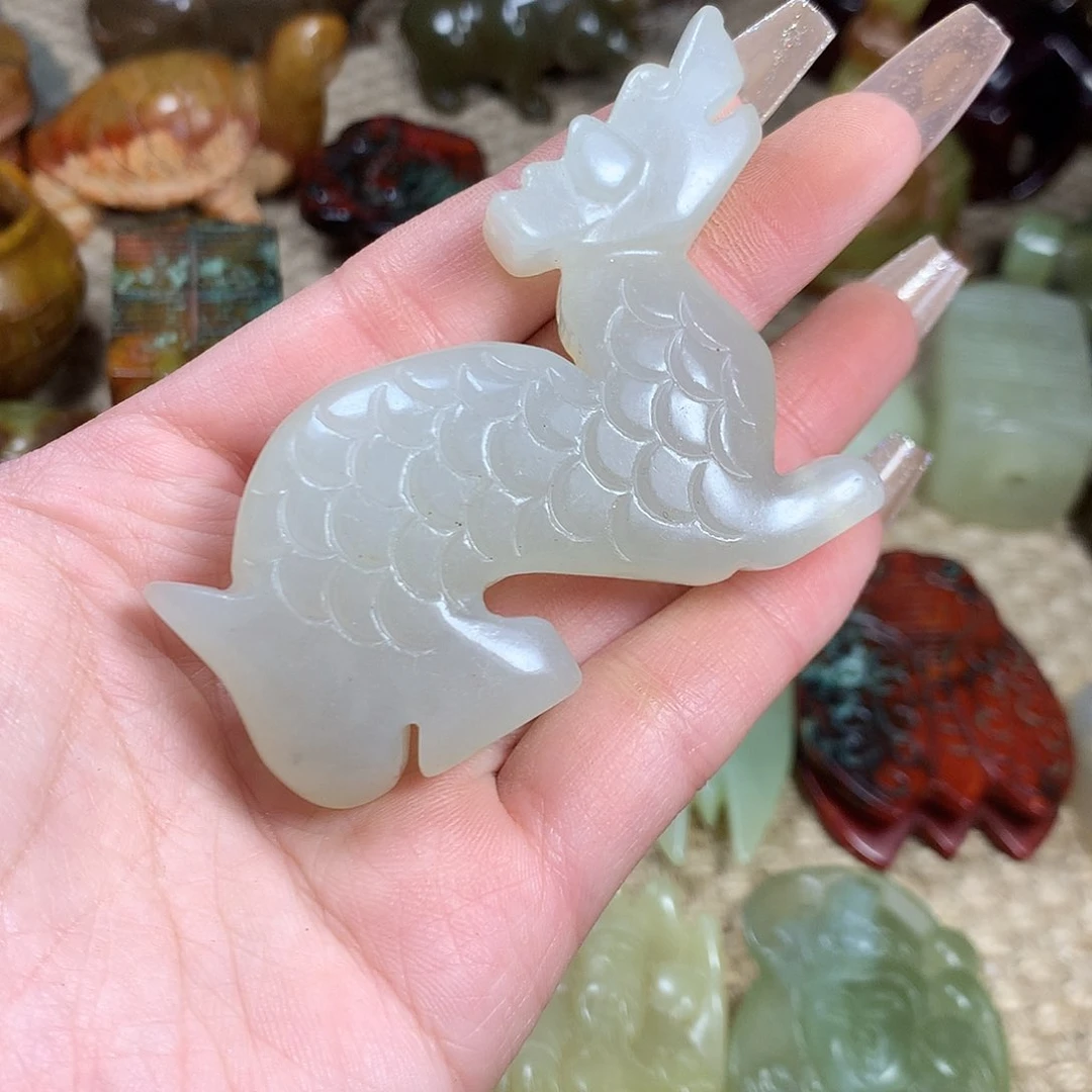 白玉菩提吊坠挂件