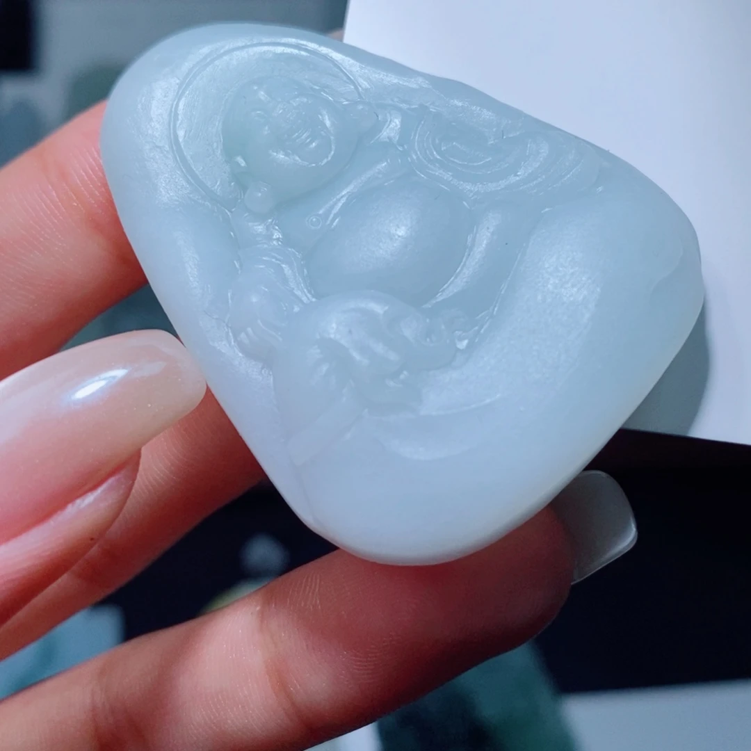 定制翡翠未镶嵌定制毛货翡翠挂件