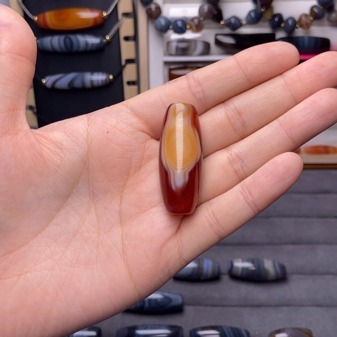 酒***仙玛瑙/玉髓合金颈饰