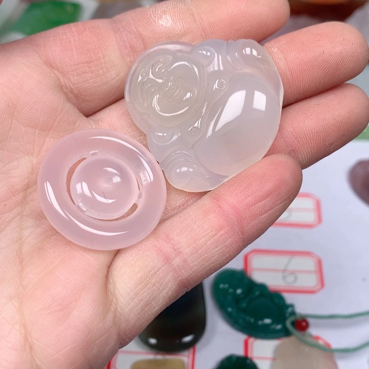 玛瑙/玉髓颈饰未镶嵌❤️****