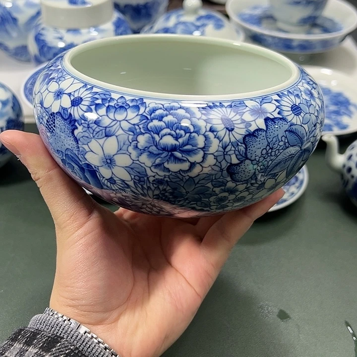 微瑕柴窑万花水洗