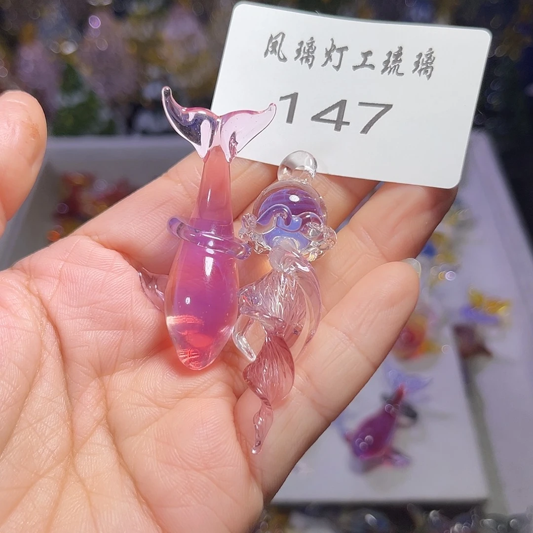 @****玻璃吊坠（不含链）147鲸鱼水母