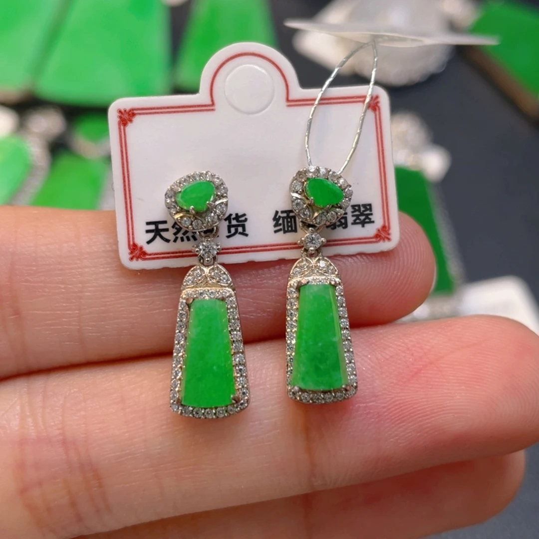 翡翠银S925镶嵌颈饰